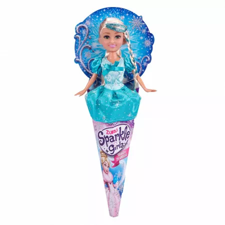 Alltoys Sparkle Girlz Princezna zimní v kornoutku 28 cm