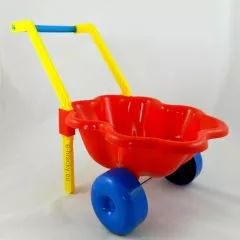 Kolečko plastové - Vozík ve tvaru Kytičky 48 cm